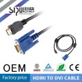 SIPUO 15 pin dvi a hdmi cable micro cable hdmi a dvi